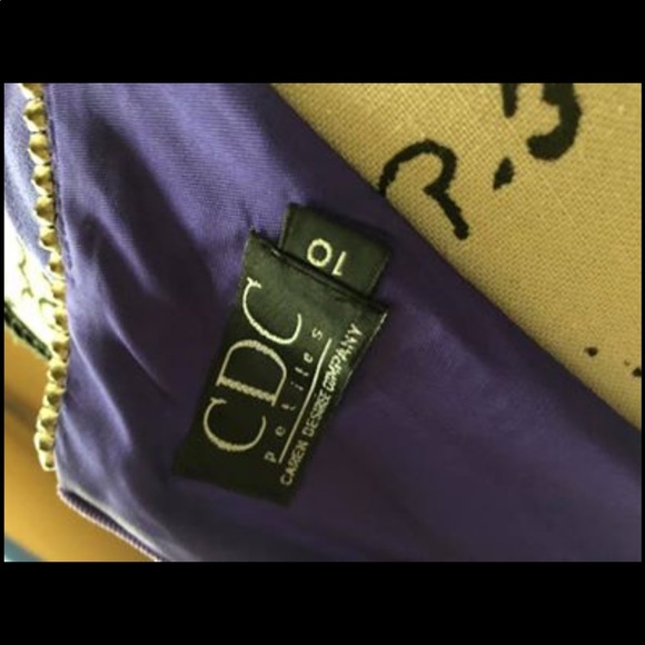 CDC Petites NWT dress w/rhinestone trim - Picture 4 of 4